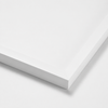 Cadre blanc et plexiglas [16 x 16 po]