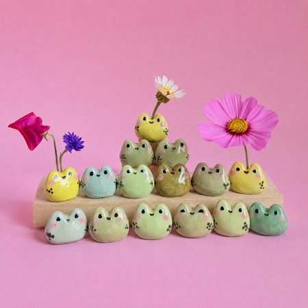 Mini soliflore Grenouille