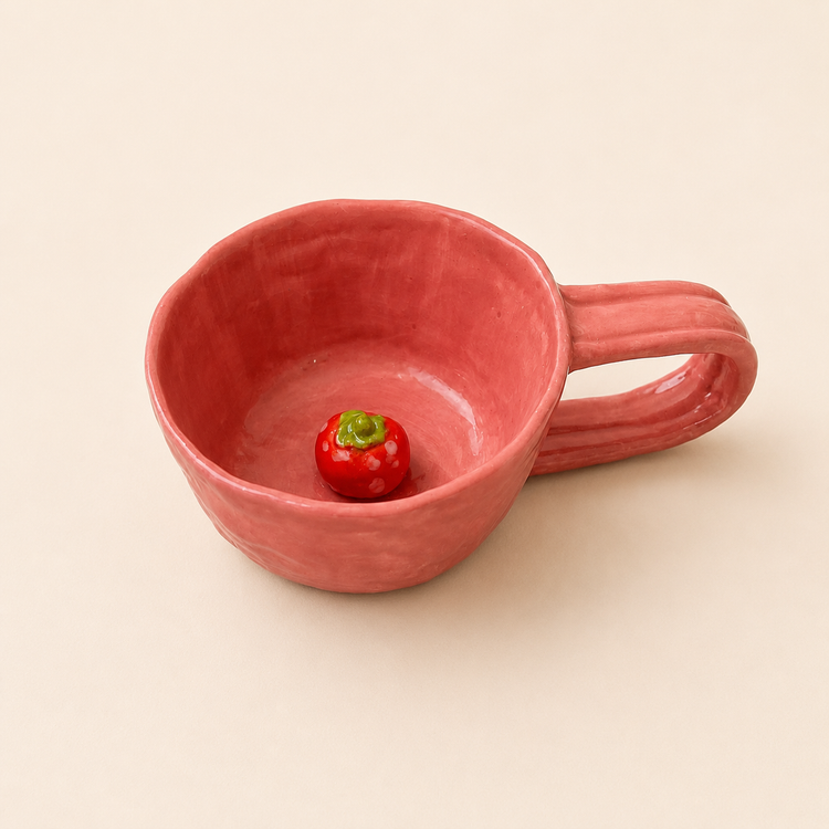 Tasse Fraise en céramique