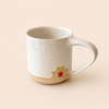 Grande tasse Maison turquoise et rouge