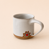 Grande tasse Maison orange et bleu