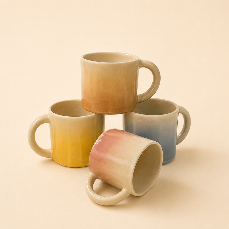 Tasse à latté dégradée [couleurs variées]