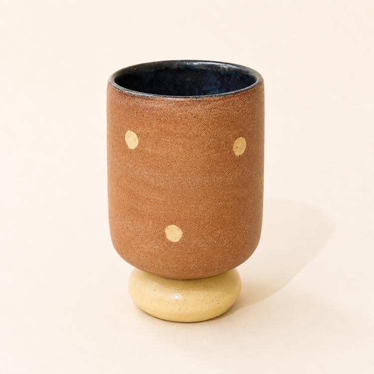 Gobelet à motifs en céramique [couleurs variées]