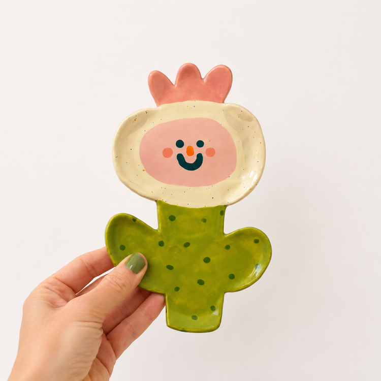 Coupelle Happy Flower en céramique