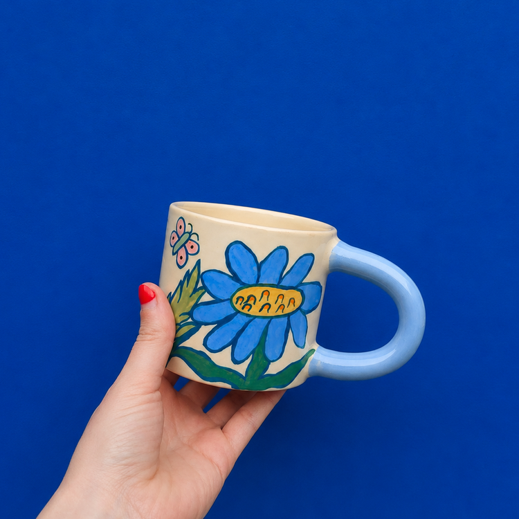 Tasse Fleur bleue