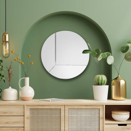 Miroir mosaïque rond [tailles variées]