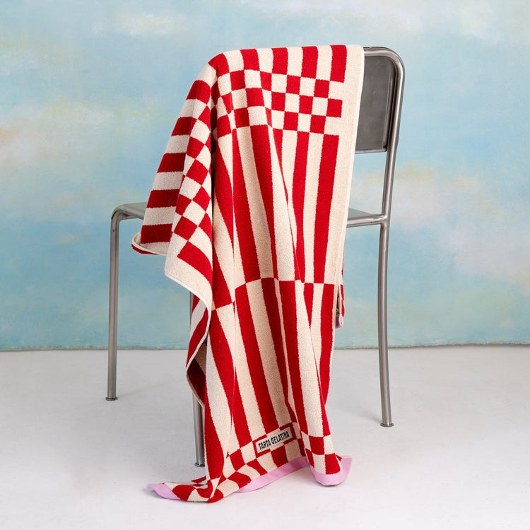 Serviette de bain Clubhouse rouge