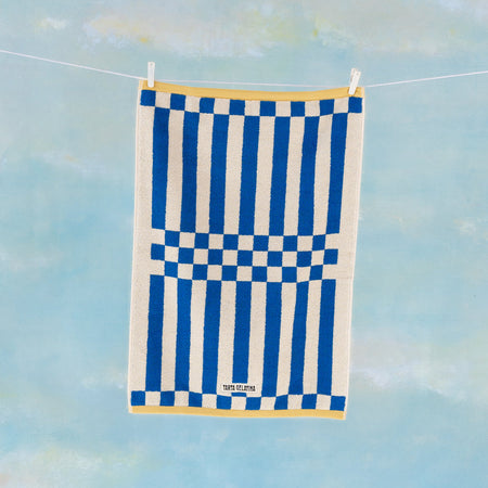 Serviette à main Clubhouse bleu