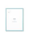 Sky Blue and Plexiglas Frame [12 x 16 in]