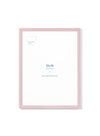 Cadre rose et plexiglas [12 x 16 po]