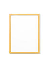 Cadre jaune et plexiglas [8 x 10 po]