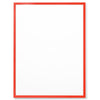 Cadre rouge et plexiglas [8 x 10 po]