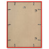Cadre rouge et plexiglas [8 x 10 po]