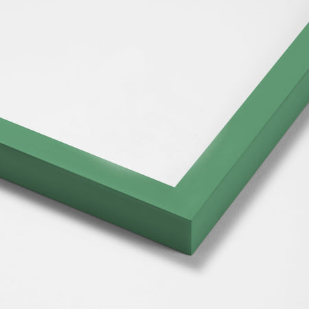 Cadre bois vert fougère et plexiglas [24 x 36 po]