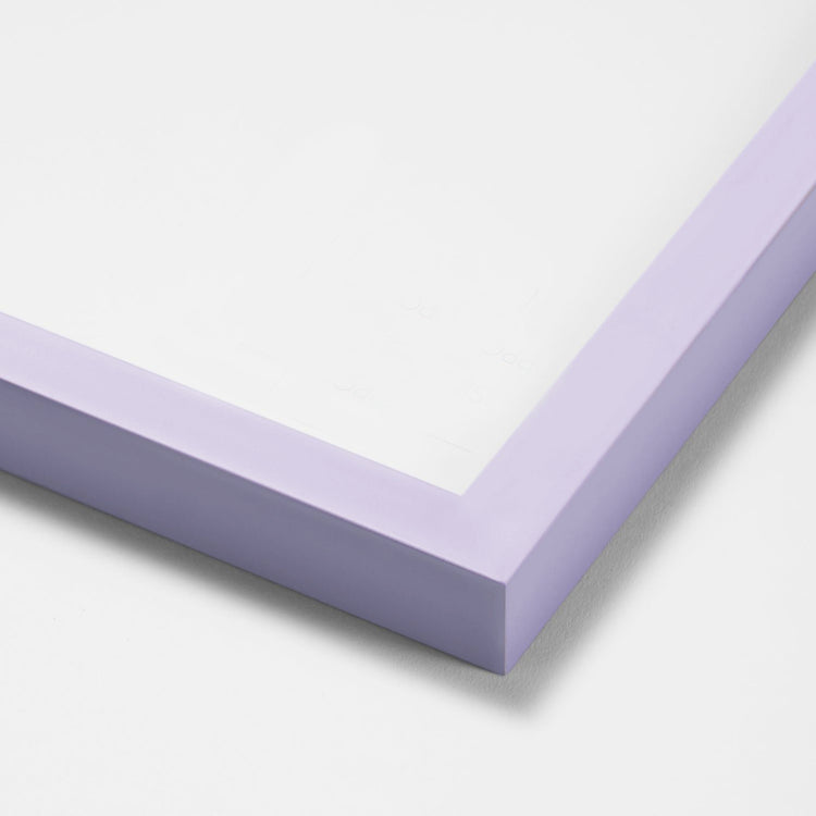 Cadre bois lilas et plexiglas [24 x 36 po]