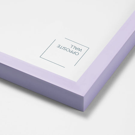 Cadre bois lilas et plexiglas [24 x 36 po]