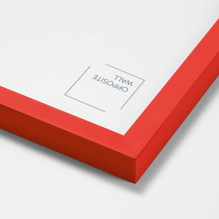 Red and Plexiglas Frame [18 x 24 in]