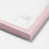 Cadre bois rose et plexiglas [24 x 36 po]