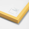 Yellow frame and plexiglass [12 x 16 in]