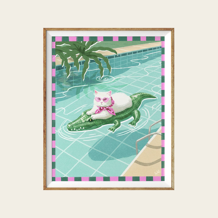 Affiche 'Croco Pool'