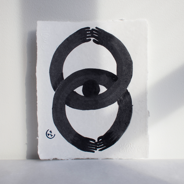 Petite oeuvre Buddy 'Croître ensemble'