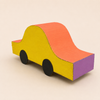 Sculpture en carton 'Auto'
