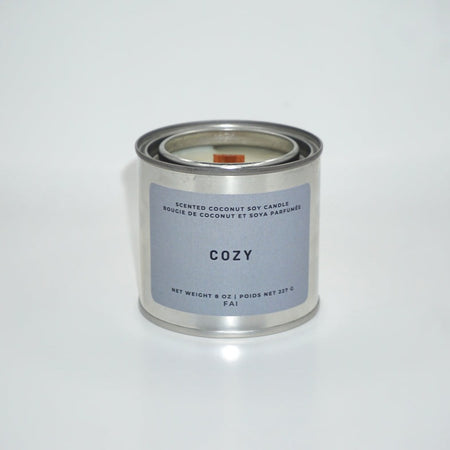 Coconut and soy candle Cozy lavender and linen 