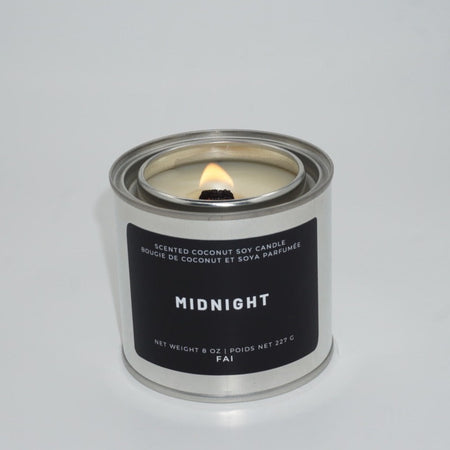Midnight coconut and soy candle 
