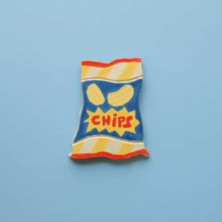 Pièce murale 'Sac de chips'