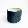Cache-pot noir mat en céramique