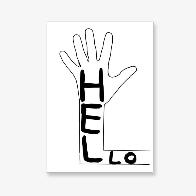 Carte postale 'Hello'