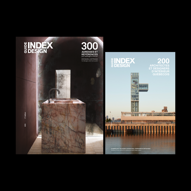 DUO Index Design - guide 300 adresses et références design + guide 200 architectes et designers québécois, édition 2024-2025