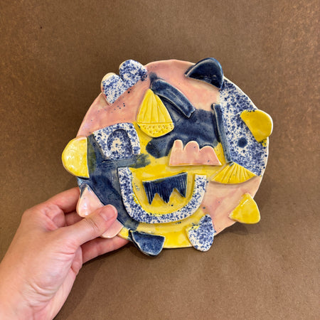 Decorative ceramic plate #11