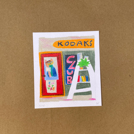 Oeuvre originale 'Club kodaks'