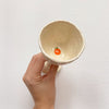 Coupe à vin Tangerine en céramique