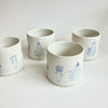 Butterflies &amp; Tulips Satin Cup [various models]