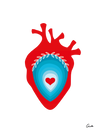 Affiche 'Le coeur à la bonne place'