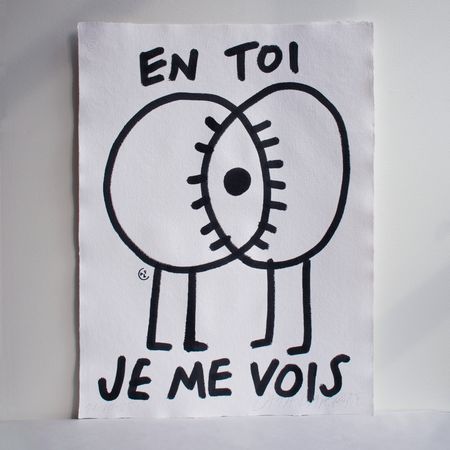 Oeuvre Buddy 'En toi je me vois'