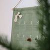 Eucalyptus Advent Calendar made from recycled fabric