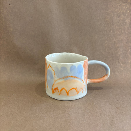 Tasse moyenne abstraite en céramique #41