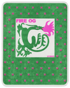 Affichette risographie 'Fire OG'