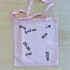 Screen-printed canvas bag 'Mile End en fête' [varied colors]