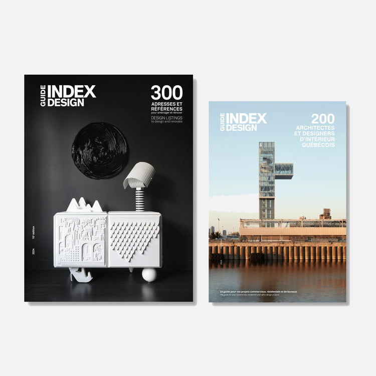 DUO Index Design - guide 300 adresses et références design + guide 200 architectes et designers québécois, édition 2024