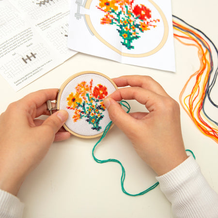 DIY Bouquet Embroidery Kit