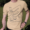 Unisex t-shirt 'Art T-shirt Club' by Mireille St-Pierre