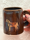 Tasse à latté Golden Pony [couleurs variées]