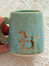 Tasse à latté Golden Pony [couleurs variées]