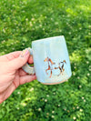 Tasse à latté Golden Pony [couleurs variées]