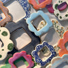 Petit cadre en porcelaine [modèles variés]