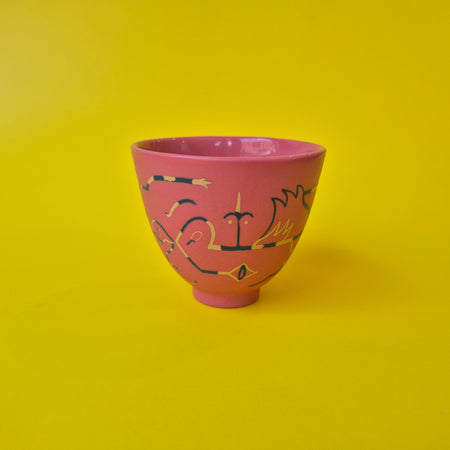 Goblet with glyphs